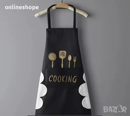 Професионална кухненска престилка с джобове - стилна , удобна, снимка 1