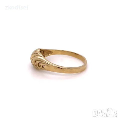 Златен дамски пръстен 1,71гр. размер:51 14кр. проба:585 модел:30691-2, снимка 2 - Пръстени - 49735217