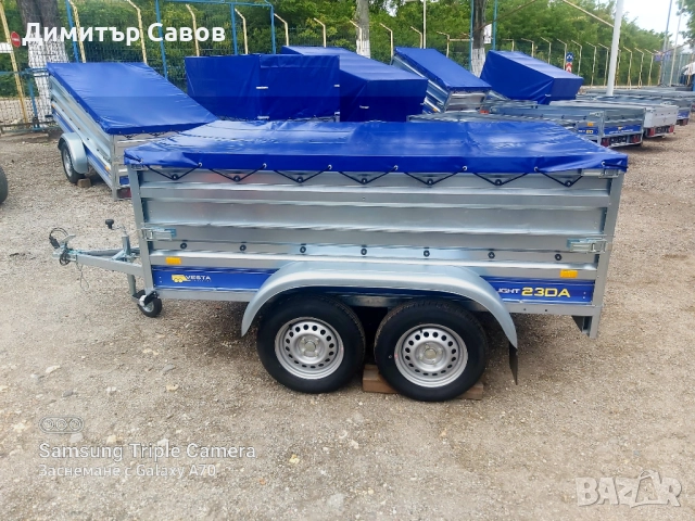 Туристическо ремарке VESTA LIGHT 23DA с допълнителни канати и плосък брезент, снимка 10 - Ремаркета - 52100629