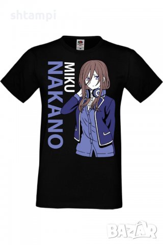 Мъжка тениска The Quintessential Quintuplets Miku Nakano,Анимация,игра,Празник,Повод,