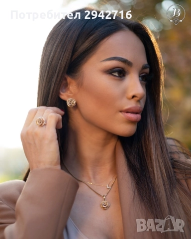 Златен комплект Birse - made in Italy, снимка 6 - Бижутерийни комплекти - 52688297