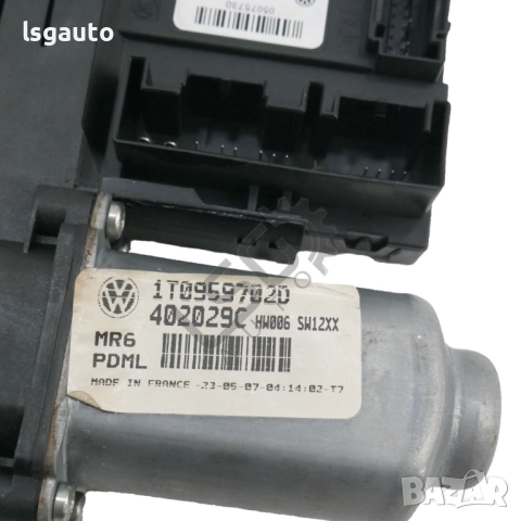 Моторче преден десен ел. стъклоповдигач Volkswagen Touran I 2003-2010 ID:149566, снимка 3 - Части - 51728450