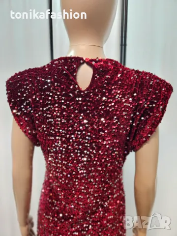 Парти рокля с пайети , снимка 14 - Рокли - 48197577