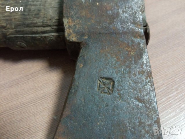 Стара кована брадва със маркировка., снимка 6 - Други ценни предмети - 31280024
