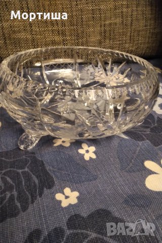 Бохемия великолепна кристална бонбониера , снимка 2 - Декорация за дома - 29755081