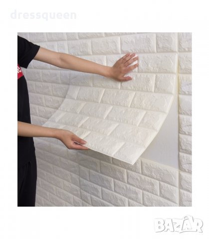 2990 Самозалепващ 3D тапет тухли за стена, снимка 4 - Други стоки за дома - 34257932