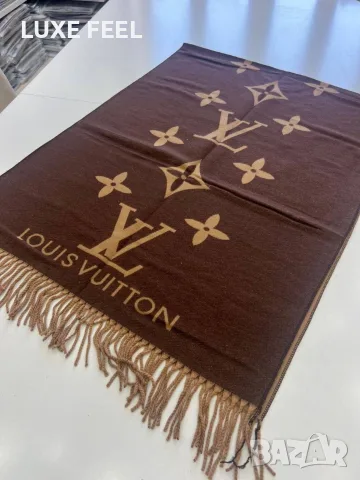Louis Vuitton ✨ Кашмир ✨ Дамски Шалове, снимка 9 - Шалове - 56242267