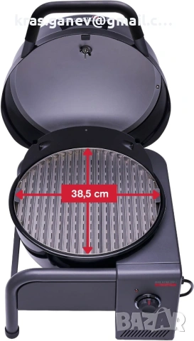 Електрическо барбекю Char-Broil Patio Bistro Cube E – TRU-Infrared, до 320°C, снимка 7 - Друга електроника - 54007676