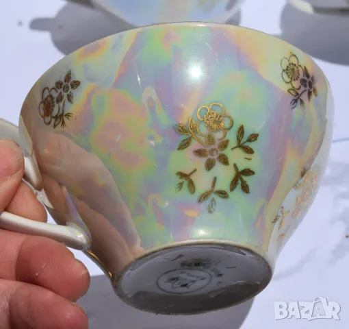 Kahla перлена порцеланова кана 4 чаши, снимка 15 - Други - 41327761