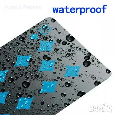 Черни PVC водоустойчиви карти за игра., снимка 6 - Карти за игра - 29189602