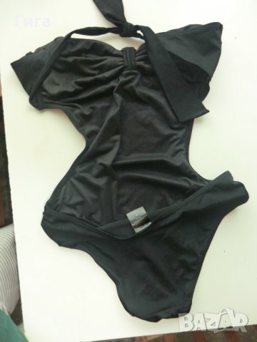 цял черен бански на Hunkemoler без презрамки, снимка 4 - Бански костюми - 37714188