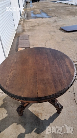 Маса антикварна масив №120, снимка 8 - Маси - 53282428