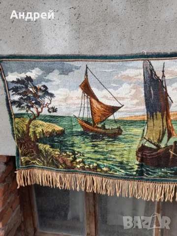 Старинен ковьор,покривка за стена #276, снимка 3 - Антикварни и старинни предмети - 47728174