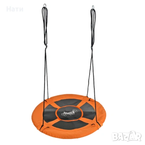 Градинска люлка - Щъркелово гнездо - цветове: синя, зелена, оранжева, жълто, снимка 6 - Детски люлки - 53912787