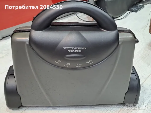Електрическа скара  TEFAL -2000w, снимка 2 - Скари - 48827082