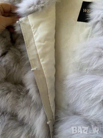 Палто на 3 части естествен косъм  , снимка 3 - Палта, манта - 42887564