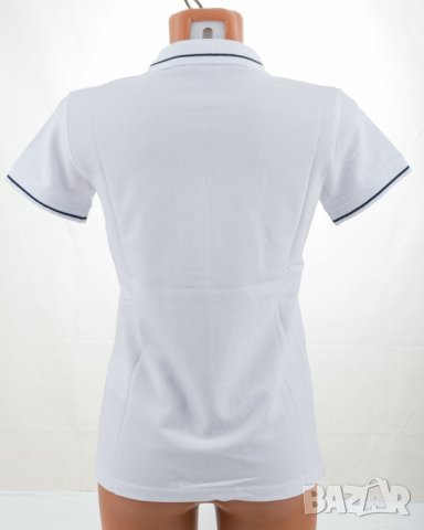Бяла дамска блуза от памук с контрастни детайли Sir Raymond Tailor - S, снимка 2 - Блузи с дълъг ръкав и пуловери - 42823332