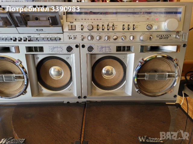SHARP GF-777, снимка 2 - Радиокасетофони, транзистори - 54317504