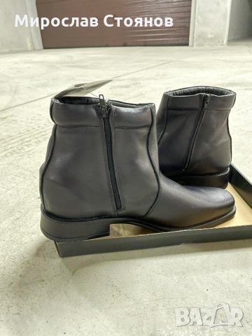 Мъжки боти естествена кожа 43 номер, снимка 7 - Мъжки боти - 35308468