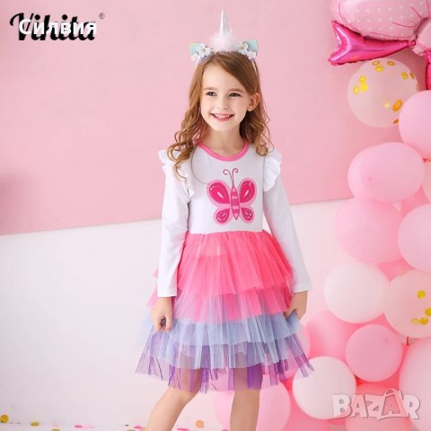 Нова рокля с пеперуда за 4-5г