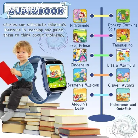 Детски смарт GSM часовник телефон clleylise МТ6261, снимка 3 - Детски - 48927619