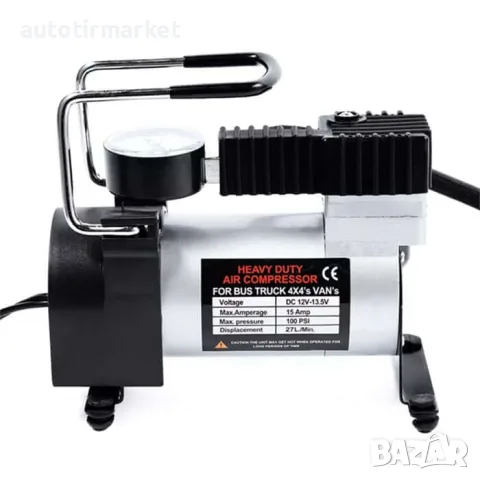 Компресор за гуми 12V – 26017, снимка 2 - Аксесоари и консумативи - 56051438