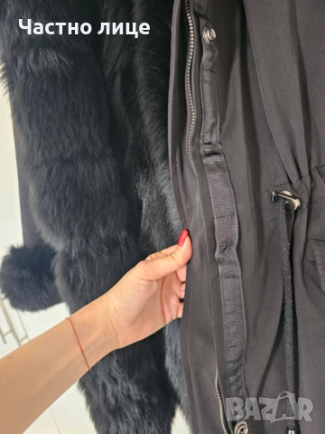 Яке от естествен косъм (лисица), снимка 4 - Якета - 52271264