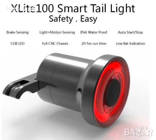 enfitnix xlite 100 rear light осветление за колело, снимка 7 - Аксесоари за велосипеди - 44392427