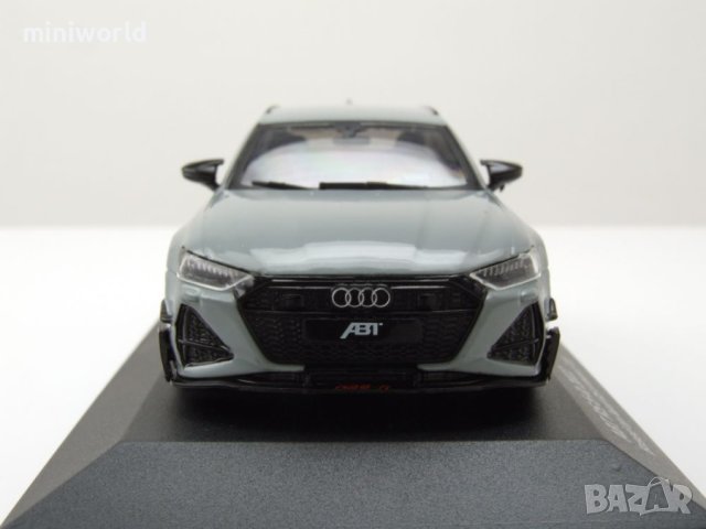 Audi Abt RS6-R Avant Kombi 2022 - мащаб 1:43 на Solido моделът е нов в PVC дисплей-кейс, снимка 13 - Колекции - 42727119