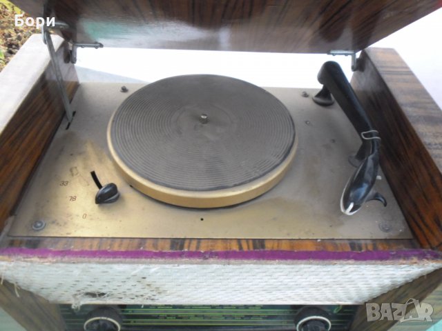 Рекорд-60. СССР Радиограмофон, снимка 7 - Радиокасетофони, транзистори - 35008622