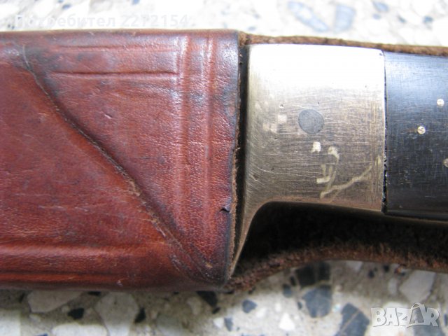 Стар габровски нож с кания, снимка 7 - Антикварни и старинни предмети - 29776175