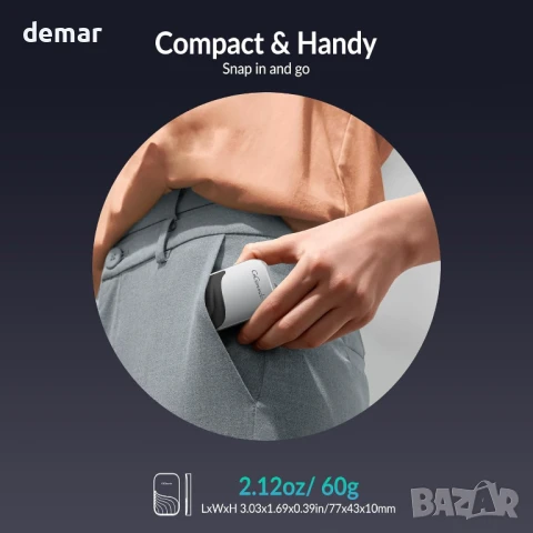 GiGimundo G20 1TB външен SSD, преносим SSD, до 2000MB/s чрез USB-C 3.2 Gen 2x2, снимка 4 - Външни хард дискове - 50469769