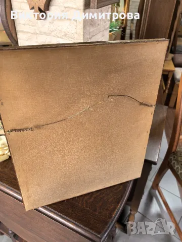 Гоблен "Млекарката", по картина на Вармеер, снимка 8 - Гоблени - 49121024