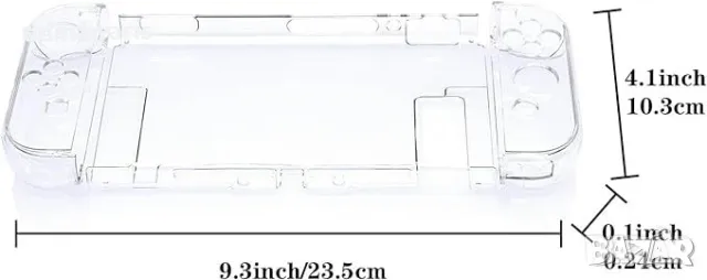 Wesoke прозрачен калъф за Nintendo Switch и Joy-Con контролер, снимка 6 - Аксесоари - 49811661
