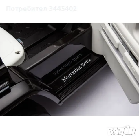 Акумулаторен джип Mercedes EQG Electric G-Class 12V с отварящи се врати меки гуми 4x4, снимка 11 - Друга електроника - 48642779