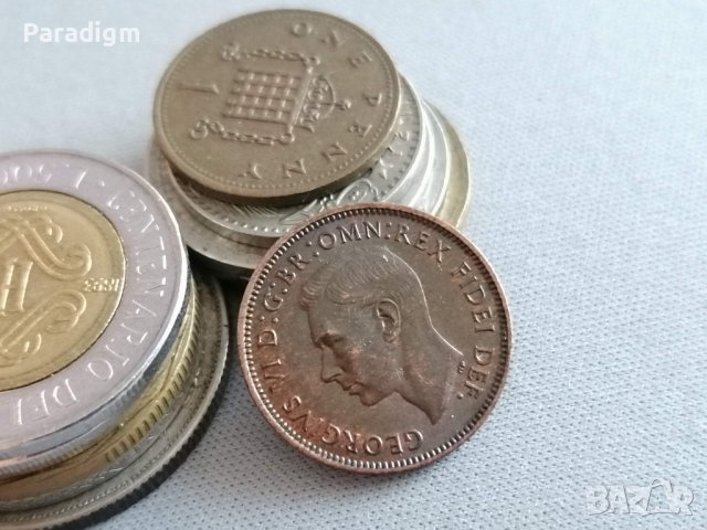 Монета - Великобритания - 1 фартинг | 1949г., снимка 2 - Нумизматика и бонистика - 39109245