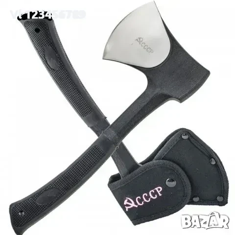 Стабилна брадва СССР с предпазен калъф на острието 9х28 см