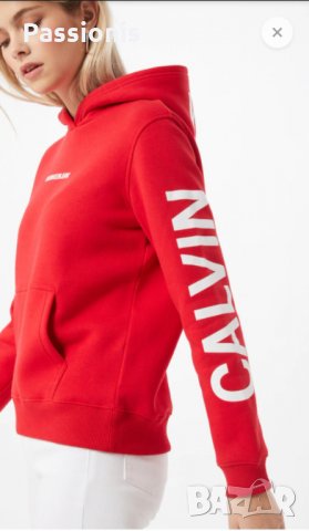 Намален оригинален суичър Calvin Klein, снимка 4 - Суичъри - 30283429