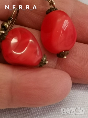 Комплект от стъкло мурано, снимка 4 - Бижутерийни комплекти - 52847731