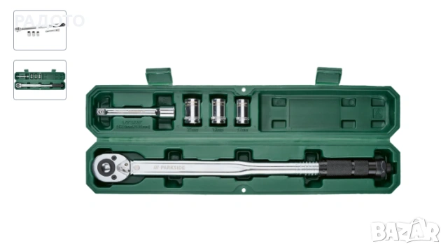 Динамометричен ключ PARKSIDE 40-210nm, снимка 2 - Други инструменти - 53902833