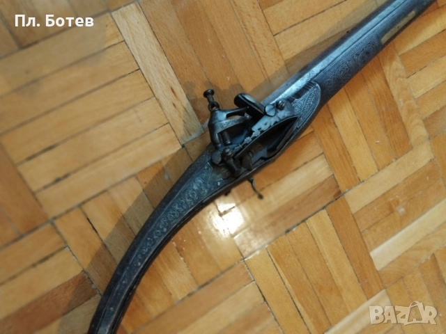 Стара кремъчна пушка, снимка 9 - Антикварни и старинни предмети - 51958273