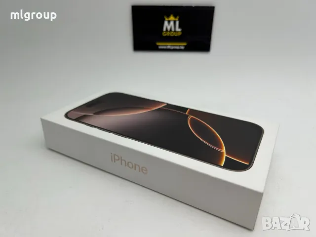 #MLgroup предлага:   #iPhone 16 Pro Max 256 GB, нов ( Natural, Black Titanium), снимка 1 - Apple iPhone - 48365193