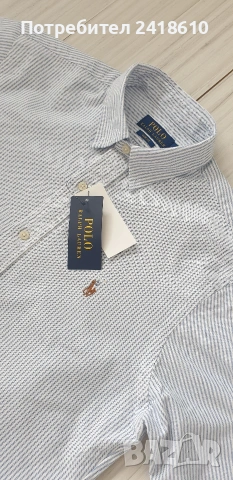 POLO Ralph Lauren Slim Fit Cotton Mens Size М НОВО! ОРИГИНАЛ! Мъжка Риза!