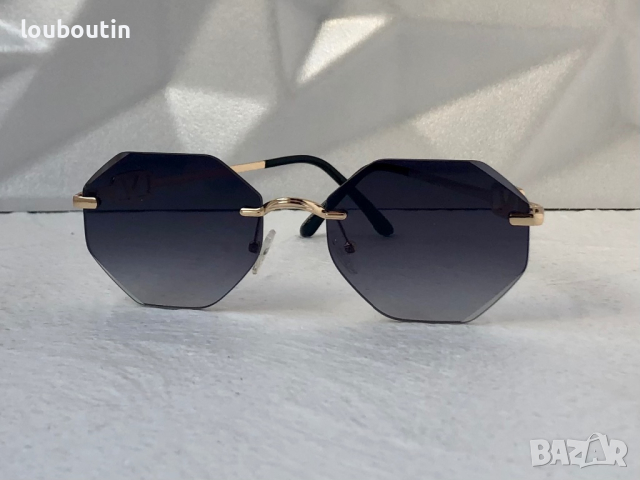 Valentino дамски слънчеви очила Осмоъгълник с верижка синджир, снимка 7 - Слънчеви и диоптрични очила - 44701759