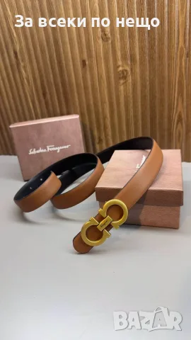 Salvatore Ferragamo Кожен Колан Широчина 2см - 3 Цвята Код SEM-679, снимка 2 - Колани - 55962448