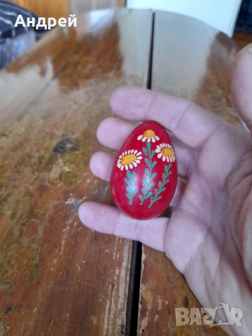 Старо дървено яйце #19