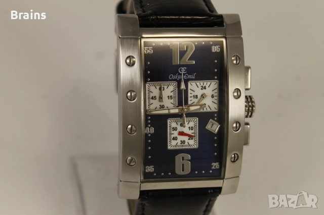Мъжки Ръчен Часовник OSKAR EMIL Quartz Chronograph Germany, снимка 4 - Мъжки - 52837742