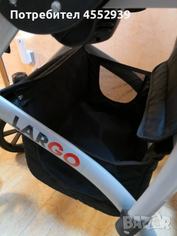 Бебешка количка BabyLux Largo Deep 3 в 1 , снимка 9 - Детски колички - 54054834