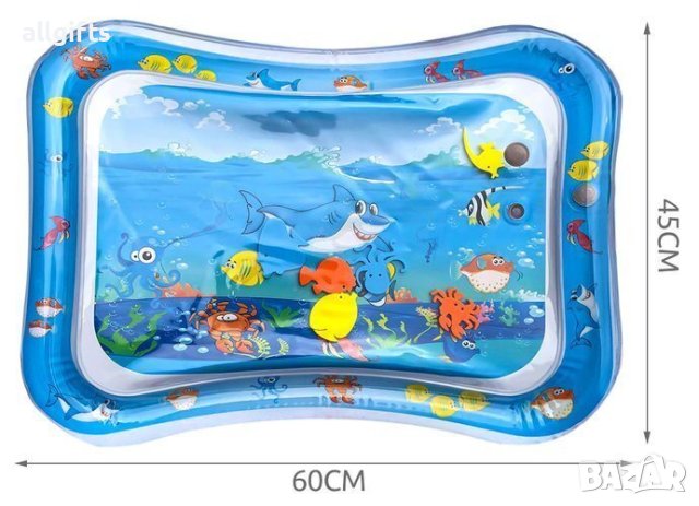 Бебешки воден матрак - надуваема постелка с рибки, снимка 4 - Други - 40827835