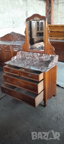 Антикварен тоалетен шкаф №70, снимка 5 - Шкафове - 52232511